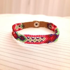 Woven Snap Closure Bracelet
